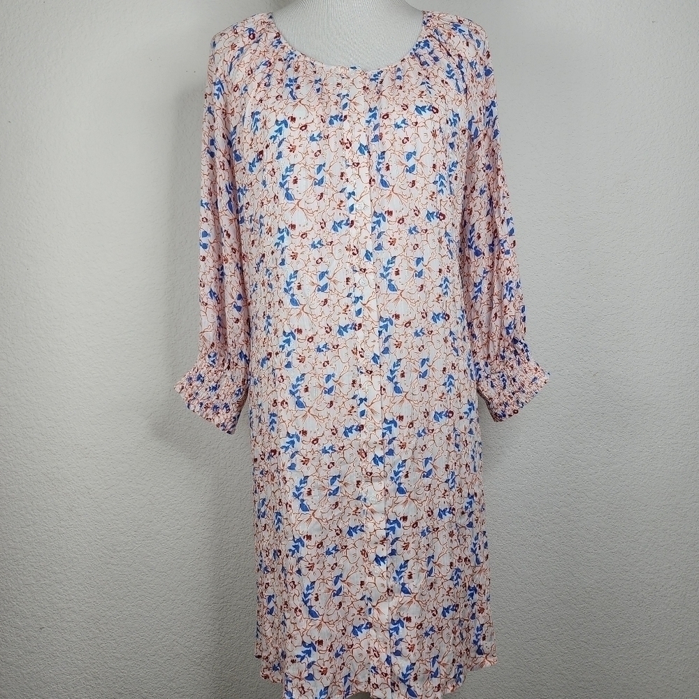PLUS‎ SIZE XL COLLECTIVE CONCEPTS FLORAL DRESS NWT FALL WINTER SPRING - Picture 5 of 16